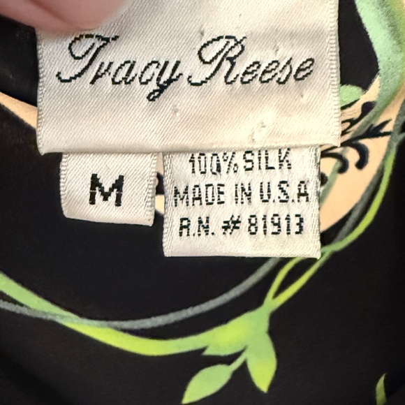 Silk Floral Black Maxi Dress - Picture 6 of 6